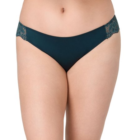 Maidenform Lace Back Tanga Underwear 40159 Color: Green Silver Size: 7