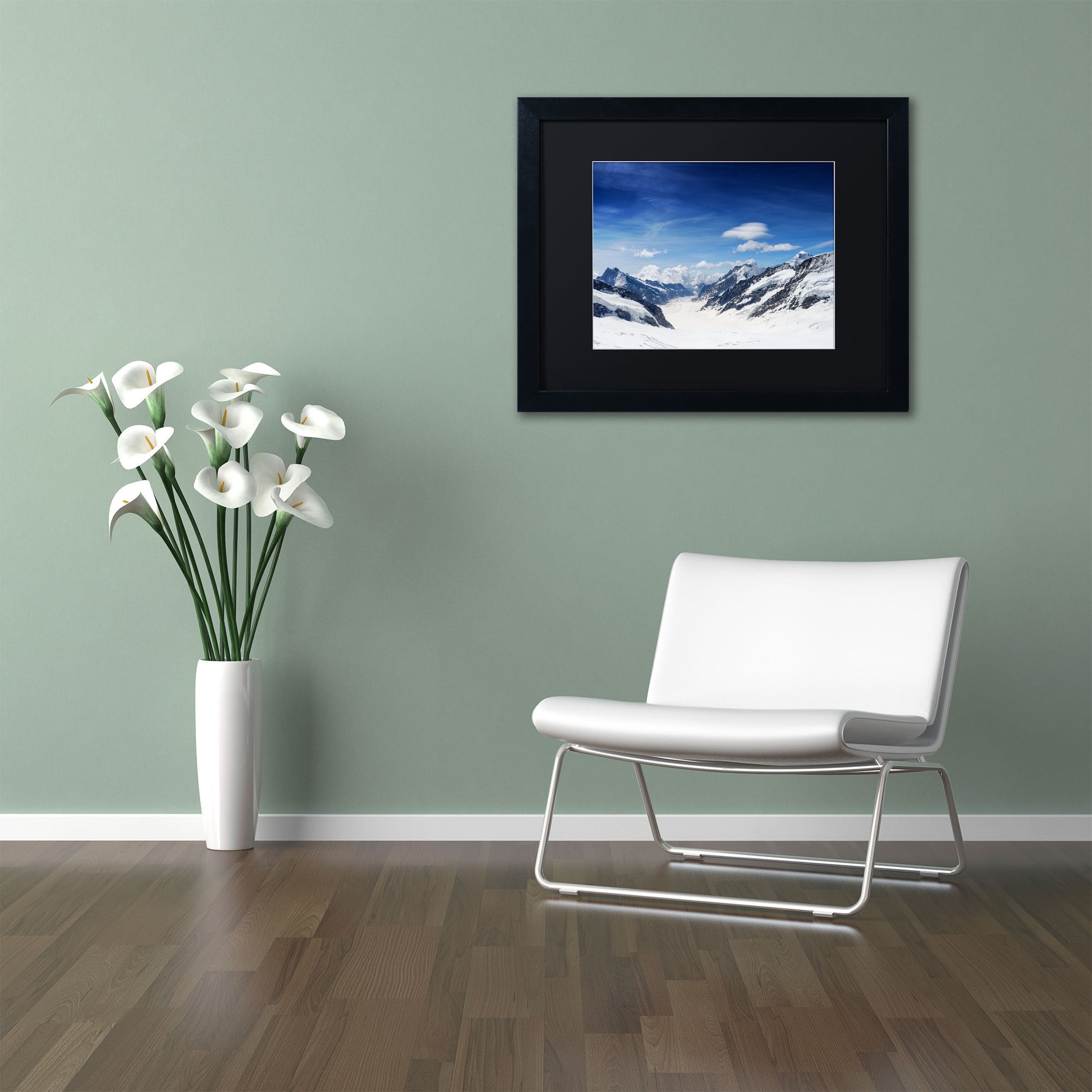 Trademark Fine Art "Distances" Canvas Art by Philippe Sainte-Laudy, Black Matte, Black Frame