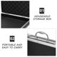 thumbnail image 3 of IFANLANDOR Maletín Portátil Negro De Aleación De Aluminio Para Herramientas Con Amplio Espacio, 3 of 6