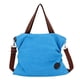 thumbnail image 1 of Bolso bandolera de lona para mujer, bolso de lona artístico de moda para el tiempo libre Azul cielo, 1 of 5