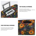 thumbnail image 3 of Rateoe Sunflowers Printed Luggage Cover, Suitcase Protector Fits 18-32 Inch Luggage-X-Large, 3 of 7