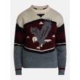 thumbnail image 5 of No Boundaries Eagle Intarsia Graphic Sweater, Men's Sizes XS-4XLT, 5 of 5