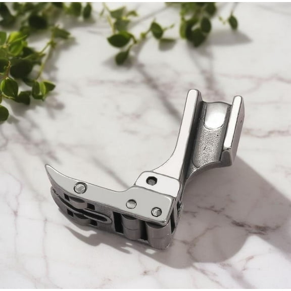 Openpig 2 PCS Roller Foot Presser Foot Snap-On High Shank Leather Sewing Accessories for Industrial Sewing Machine