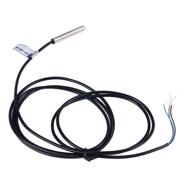 Sensor de proximidad inducro, interruptor de proximidad m6 mini pnp 3 cable normal cerrado 1.45 metros cable dc6-36v instalación fácil para la detección de objetas