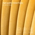 thumbnail image 3 of Velvet Sofa 2 Seater Upholstered Loveseat Living Room Chair Tufted Back Home Bedroom Mustard, 3 of 7