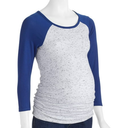 Planet Motherhood Maternity Slub Raglan Tee