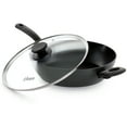 thumbnail image 2 of Oster 3.9 Quart Aluminum Nonstick Saute Pan in Black, 2 of 4