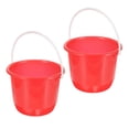 thumbnail image 5 of 2 cubos de agua de plástico con asa, cubo de limpieza, cubo para lavar autos, cubos de agua para jardinería, cuidado de mascotas, detalles de automóviles, baño, 5 of 5