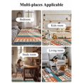 thumbnail image 6 of Bohemian Patterns Area Rug for Bedroom 4x6 Ft Orange Seamless Stitching Super Soft fuzzy Throw Rug Non-Slip Fluffy Plush Indoor Floor Carpet for Living Room Nursery Home Decor, 6 of 8
