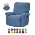 thumbnail image 1 of Housse de Fauteuil Inclinable Extensible Couverture Complète Couleur Unie pour LAZBOY Remplacement-Shorts, 1 of 5