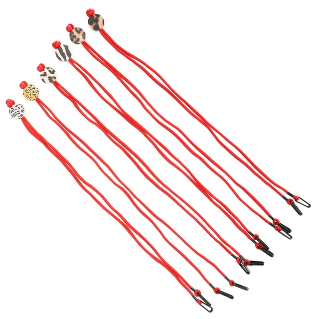 6 Uds Cadena Ajustable para Gafas Cubierta Facial para Niños Cubierta Bucal Hebillas Soporte Extensor de Oreja Protector Clips Flexibles para Babero ANGGREK Otros