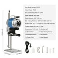 thumbnail image 5 of KFFKFF Fabric Cutter, 750W Rapid Straight Edge Textile Slicing Device, 9.8" Alloy Metal Cutter, Commercial Textile Slicing Equipment with Auto Blade Honing, 5 of 9