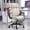 Beige, variant on BRTHORY High Back Ergonomic Executive Office Chair with Flip-Up Arms, Padded Fabric Seat, Adjustable Height and Swivel Wheels