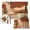 Chocolate Brown, variant on Dessert Sunset Placemats Set of 2, Boho Vintage Abstract Moon Cactus Washable Wipeable Table Mats for Dining Tables, Indoor Outdoor Kitchen Place Mats for Holiday Party Table Decor