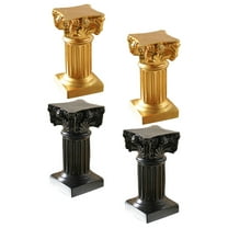 4 Pcs Pillar Candle Stand Rings Candles Stick Holder Office