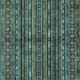 thumbnail image 1 of Ahgly Company Indoor Square Abstract Light Blue Modern Area Rugs, 6' Square, 1 of 4