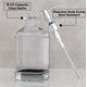 thumbnail image 4 of Matsuzay Dispensador de jabón con bomba de acero inoxidable, champú, Gel de ducha, accesorios de baño, botellas de vidrio de 500ML, Almacenamiento y organización del hogar Plata quinientos cincuenta, 4 of 6