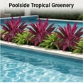 thumbnail image 6 of Artificial Tropical UV Resistant Large Outdoor Boston Ferns Potted Realistic Agave Hostas Greenery Patio Outside Shrubs Flower Grass Front Porch Decor (2/4/6Pcs), 6 of 10