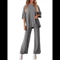 thumbnail image 2 of Traje Informal de Dos Piezas para Mujer, Ideal para Viajes y Vacaciones. Gris Oscuro S, 2 of 9
