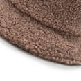 thumbnail image 5 of Kiplyki Teddy Style Lambs Wool Bucket Hat Cute Girls Outdoor Sports Fisherman Cap For Women Casual Winter Warm Hat, 5 of 6