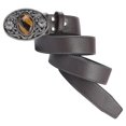 thumbnail image 3 of Cinturón occidental para hombre de 47 pulgadas de largo sintética de 1,5 pulgadas () de ancho con hebilla, cinturón Café BLESIY Cinturón de vaquero occidental, 3 of 7