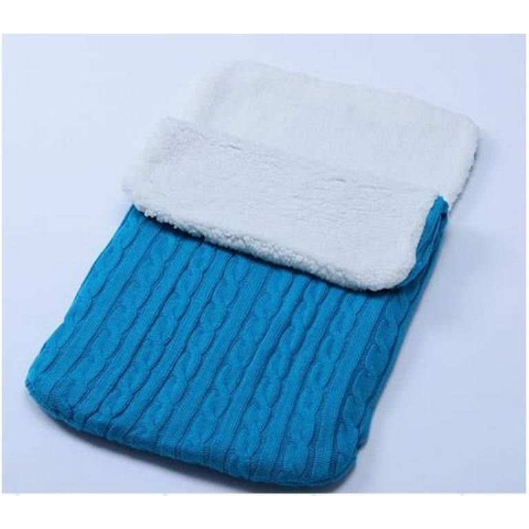 Knitted pram sleeping bag sale