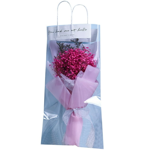 Coofit Flower Bouquet Light up - Decorative Bath Soap Bouquet Baby Breath Dried Flower