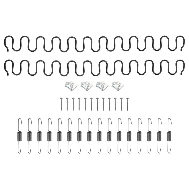 Uxcell 2Pcs 19.7" Upholstery Spring Replacement Kit Sagging Cushions Repair Kit