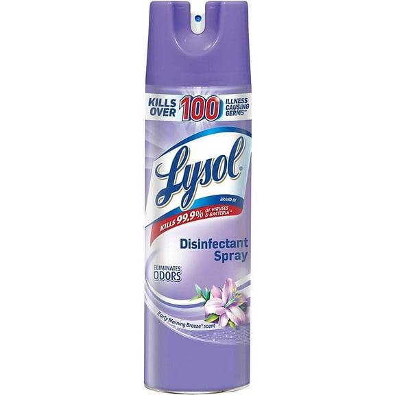 Lysol Disinfectant Spray Early Morning Breeze Scent, 19 oz