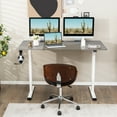 thumbnail image 3 of Costway Escritorio Elevable de Pie Altura Ajustable Eléctrico Mesa de Ordenador Ergonómico Orificio Cables 140 x 70 x 72-116 cm, 3 of 5