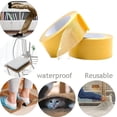 thumbnail image 4 of Super Sticky Resistente Clear Tape,High Adhesive Strength Mesh Double-Sided Duct Tape,Strong Adhesive Double-Sided Gauze Fiber Mesh Tapes,Transparent Waterproof for Walls,Carpets,Glass (3pcs), 4 of 6