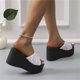 thumbnail image 5 of Amzcrzy Zapatos de mujer,Zapatos de mujer,Zapatillas de mujer, Sandalias de playa transpirables con tacón Matsu, suela gruesa y tacón inclinado para mujer Sandalias Mujer Zapatillas De Casa, 5 of 6