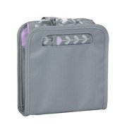 Collapsible Desktop Craft Caddy, Purple Flowers
