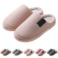thumbnail image 4 of NOKIO Women's House Slippers Soft Plush Knitted Slides Cotton Indoor Outdoor Shoes with Non-S𝗅ip Sole, Memory F𝗈𝖺m Slide Warm Comfort Ladies Slipper for Home, Bedroom, Patio Use, 4 of 7