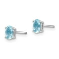 thumbnail image 2 of Primal Gold 14 Karat White Gold Aquamarine Earrings, 2 of 4