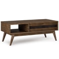 thumbnail image 4 of Simpli Home Clarkson SOLID ACACIA WOOD 48 inch Wide Rectangle Mid Century Lift Top Coffee Table in Rustic Natural Aged Brown, 4 of 15
