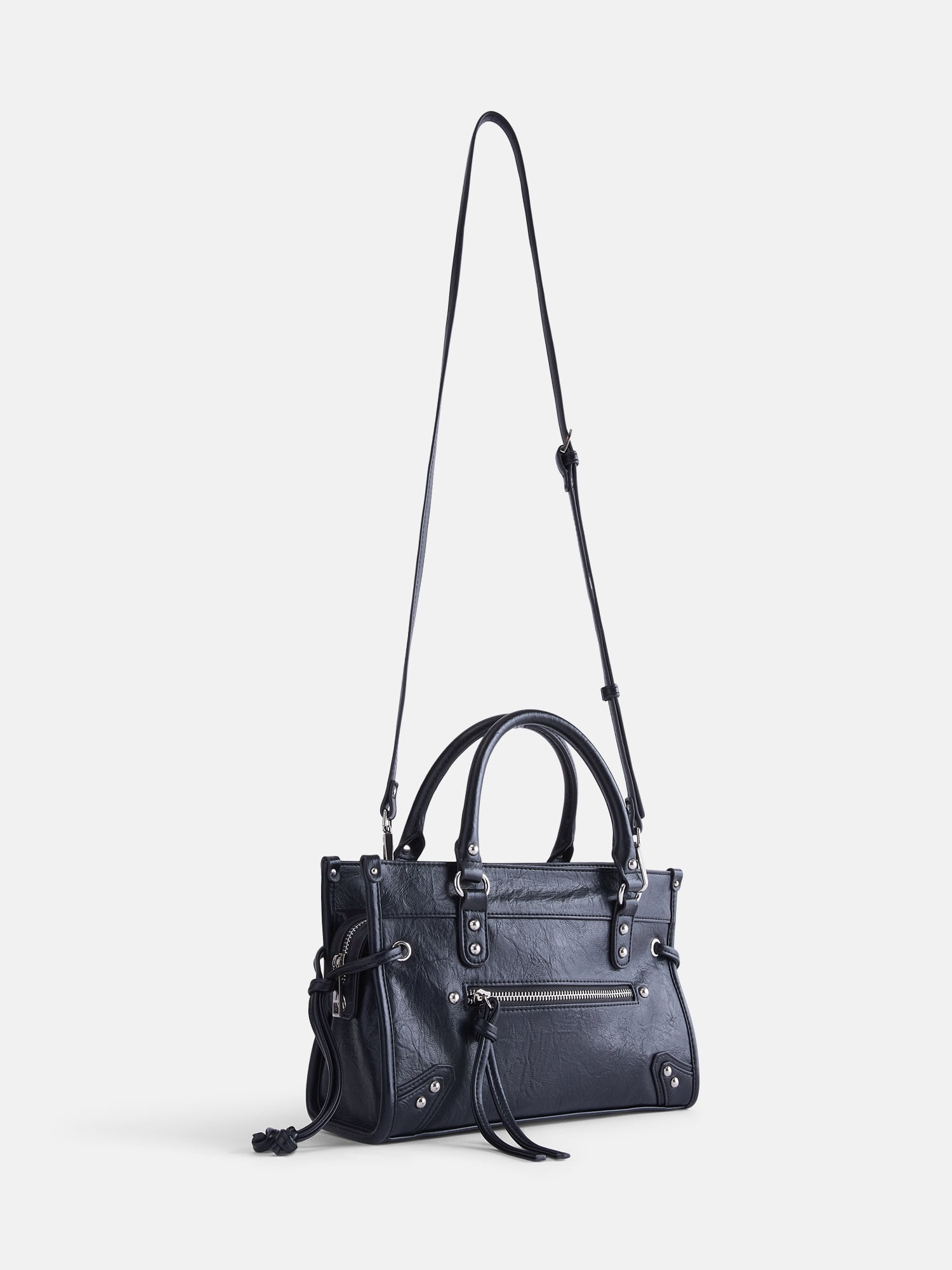 No Boundaries Women's Fashion Square Tote Bag, Grey