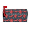 thumbnail image 2 of Lsque Rose Flowers Mailbox Cover Standard Size ,Magnetic Mailbox Covers Post Wraps Letter Box Cover -21x18 in, 2 of 9
