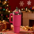 thumbnail image 4 of LmnLft Christmas Straw Cap Accessories, Reusable Holiday Straw Stopper Set, Seasonal Drinkware Decorations for Stanley Tumblers, 4 of 6