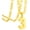 Gold 3 Gold, variant on Men’s Personalized Jersey Number Necklace, Stainless Steel Sports Number Pendant Chain for Athletes, Custom Team-Inspired Jewelry for Baseball Basketball Football Fans, Inspirational Gift for Him