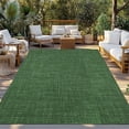 thumbnail image 2 of Dark Green Burlap Texture Outdoor Rug 5x8 Ft - Reversible Patio Rug Outdoor Camping Rugs, Farmhouse Vintage Green Washable Indoor Outdoor Area Rugs, Non-Slip Outdoor Carpet Runner for Deck/Porch, 2 of 8