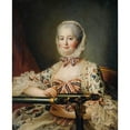 thumbnail image 3 of François-Hubert Drouais 15x18 Black Modern Framed Museum Art Print Titled - Portrait of Madam De Pompadour, 3 of 5