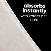 Pack of 2 U by Kotex Clean & Secure Panty Liners Light Absorbency Regular Length, 64 count (Package May Vary)