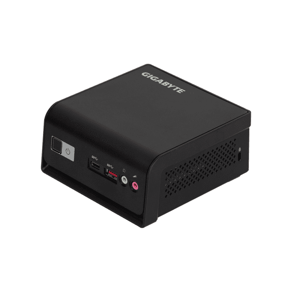 GIGABYTE GB-BTIP-N250 Black Ultra Compact Mini PC, Intel Processors N250, 4C, up to 3.8 GHz, 1 x 262Pin SO-DIMM DDR5 4800