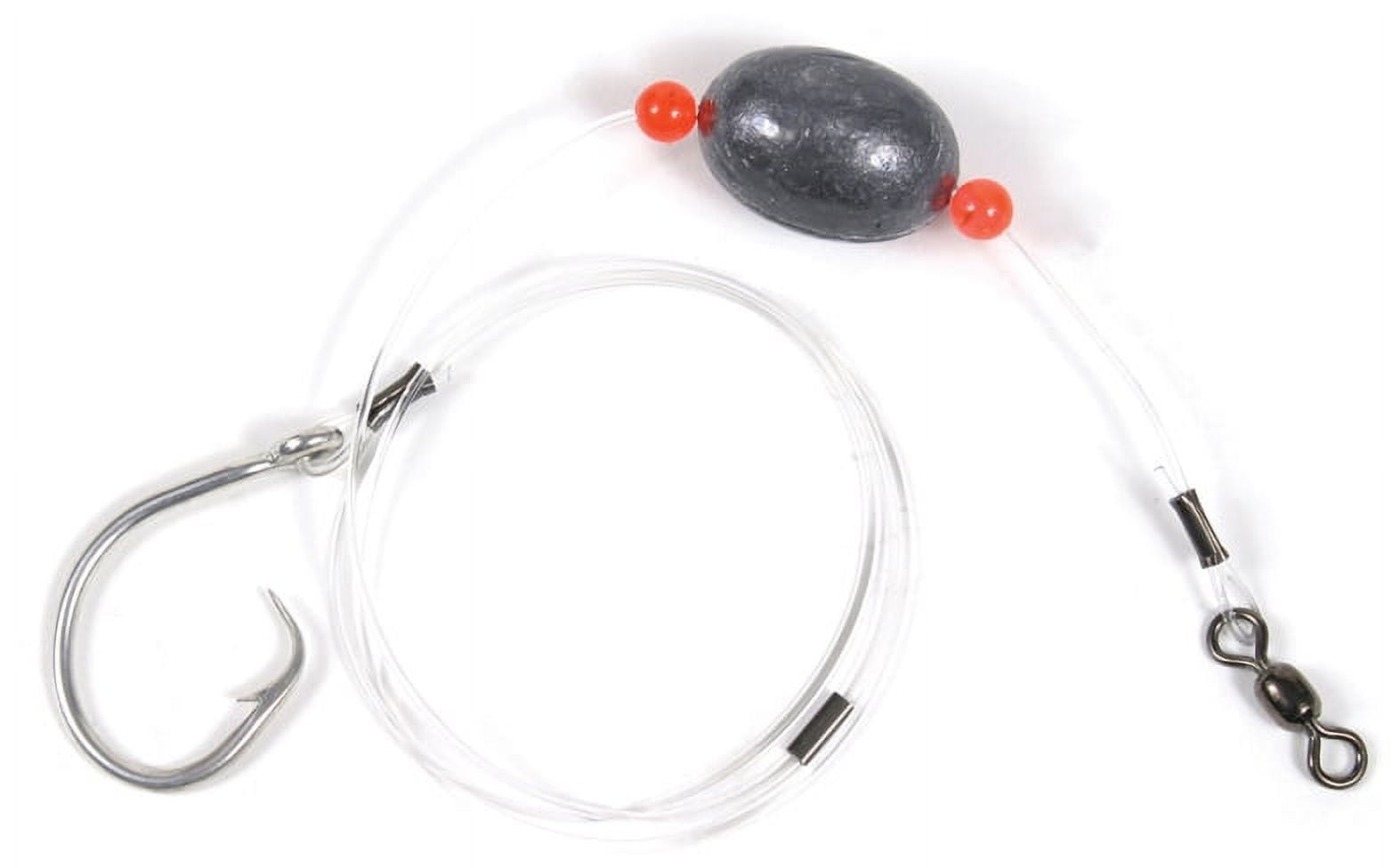 (3 pack) Sea Striker Snapper Grouper Circle Hook Bottom Fishing Rig, 6 oz.