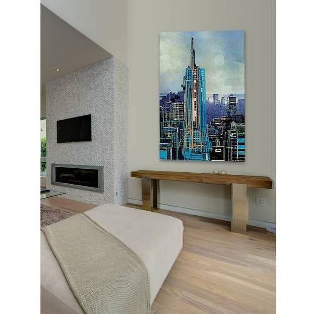 Urban Sketch Monday PM Painting Print on Wrapped Canvas