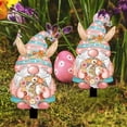 thumbnail image 5 of Tyidzon Easter Garden Stakes, 10 Inch Colorful PVC Bunny Gnome Yard Signs for Easter Decoration Outdoor, Weatherproof Ground Insert Decor for Spring Courtyard Garden Party, 5 of 7