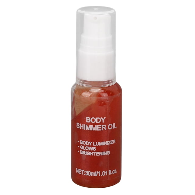 Aceite Corporal Brillante Piel Brillante Secado Rápido Aceite Corporal Brillante Marrón Dorado para Cara Hombros Clavícula