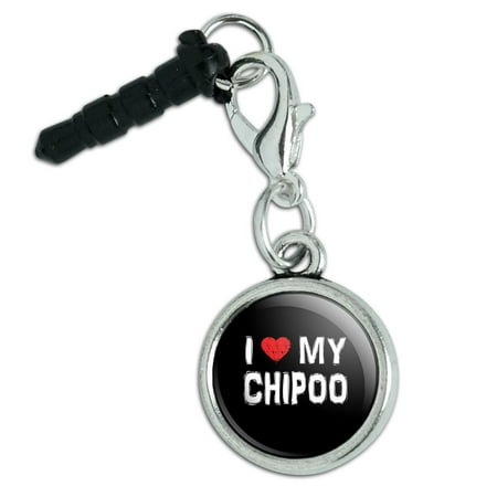 I Love My Chipoo Stylish Mobile Cell Phone Jack Anti-Dust