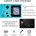 thumbnail image 4 of Game Machine Theme Credit Card Skin Sticker, Cute Waterproof Skins Cover for Bank, EBT, Key, Transportation, ID (4 Pack), 4 of 7